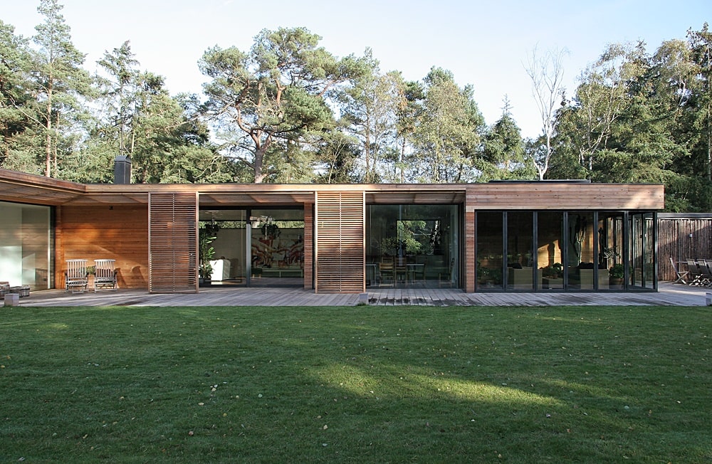 Modern one-storey house beautiful shape